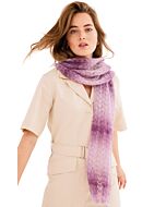 Lana Grossa Setasuri sjaal in ajourpatroon M48