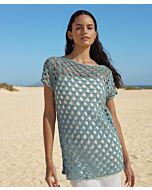 Lana Grossa shirt haken van Solo Lino (Haken 6, m10) | C.R. Couture