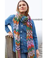 Lana Grossa sjaal breien van Colorissimo & Soffio (Doeken& Co 8, m13) | C.R. Couture