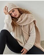 Lana Grossa sjaal breien van Ecopuno Chunky (Classici 25, m14) | C.R. Couture