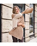 Lana Grossa sjaal breien van Natural Lama Fine (NL flyer, m2)