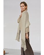 Lana Grossa sjaal met franjes breien van Cara M25