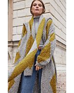 Lana Grossa sjaal met ruitpatroon breien van Caramella (F70,M15)