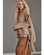 Lana Grossa spencer breien van Natural Alpaca Pelo nk4,m36