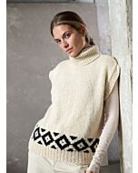 Lana Grossa spencer breien van Natural Lama Chunky (NL flyer, m10)