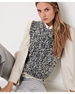 Lana Grossa spencer met kabel breien van Brigitte No.2 en Mohair Moda (F70,M9)