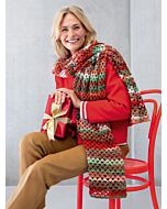 Lana Grossa stola haken van Christmas Edition Lurex