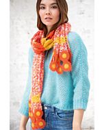 Lana Grossa stola haken van Silkhair en Silkhair Dyed