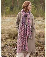 Lana Grossa stola haken van Silkhair Print (DC9,M10)