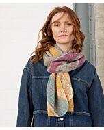 Lana Grossa stola rondbreien van Silkhair Print (DC9,M20)