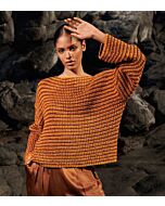 Lana Grossa streepjes trui breien van Sommerseide