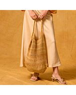 Lana Grossa tas in netpatroon haken van Gomitolo Mambo (G17,M2)