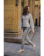 Lana Grossa top-down dames trui breien van Lucciola (N1,M19)