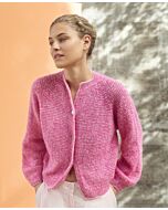 Lana Grossa top-down dames vest breien van Setasuri (LB20,M5)