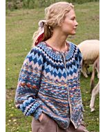 Lana Grossa top-down damesvest breien van Landlust Naturwolle (NK5,M12)