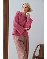 Lana Grossa top-down trui breien van Landlust Soft Tweed 180 (C29,M4)