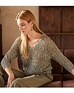 Lana Grossa top-down trui breien van Popcorn f71,m20