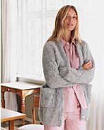 Lana Grossa top down lang vest breien van Natural Alpaca Lungo NK2,m1