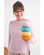 Lana Grossa top down trui breien van Ecopuno (Rosa P Mapala, m8)