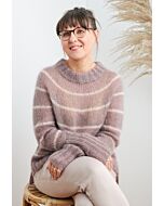 Lana Grossa top down trui breien van Silkhair (Rosa P Mapala, m3)