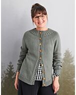 Lana Grossa top down vest breien van Cool Wool (Rosa P Mapala, m10)