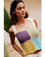 Lana Grossa top haken van Solo Lino en Per Fortuna (Haken 5, m26)