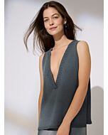 Lana Grossa top met lage v-hals breien van Elastico (C28,M23)