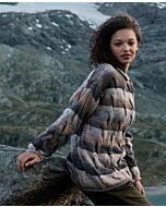 Lana Grossa trui breien met kabels van Gomitolo Fumo (G16, m34) | C.R. Couture