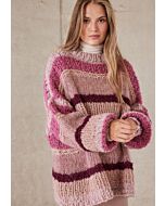 Lana Grossa trui breien van Alpaca air II, Caramella, Orsetto en Silkhair f70,m45