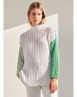 Lana Grossa trui met colour blocking breien van Organico uit Classici 18