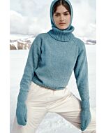 Lana Grossa trui met hoge kraag breien van Cashmere 16 fine (Classici 23, m22)