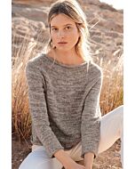 Lana Grossa trui met rond hals breien van Sommerseide classici 18