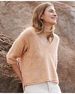 Lana Grossa trui met v-hals breien van Summer Cashmere en Silkhair nk1,m11