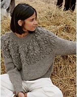 Lana Grossa trui top down breien van Natural Alpaca Pelo f64,m15