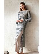 Lana Grossa tuniek met split haken van Summer Softness (F69,M47)