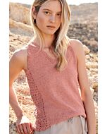 Lana Grossa v-hals topje breien van Sommerseide classici 18