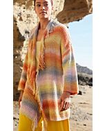 Lana Grossa vest breie van Cotonella met franjes f71,m13