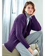 Lana Grossa vest breien van Bingo Mélange (m22)