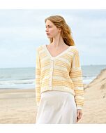 Lana Grossa vest breien van Bottoni en Summer Softness (nk1,m17)