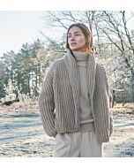 Lana Grossa vest breien van Cool Merino Big (Lookbook 15, m16)