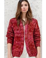 Lana Grossa vest breien van Cool Wool Big hand-dyed (m9)