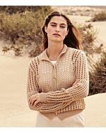 Lana Grossa vest breien van Cotton Wool (Linea Pura 24, m9) | C.R. Couture