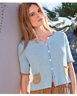 Lana Grossa vest breien van Filo Paillettes F71,m12