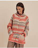 Lana Grossa vest breien van Gomitolo Fusione (Gom 14, m22) | C.R. Couture