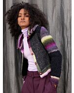 Lana Grossa vest breien van Lucida, Bomba en Orsetto f70,m56