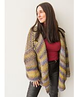 Lana Grossa vest breien van Merino Twister, flyer m9