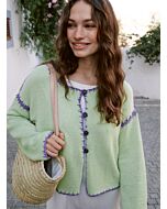 Lana Grossa dames vest breien en haken van Organico (LP23, m3)