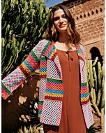 Lana Grossa vest haken van Elastico (Haken 5, m18)