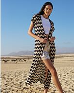 Lana Grossa lang vest van de Nastrino (Haken 6, m3) | C.R. Couture