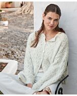 Lana Grossa vest met ajourpatroon breien van Finito (F69,M24)